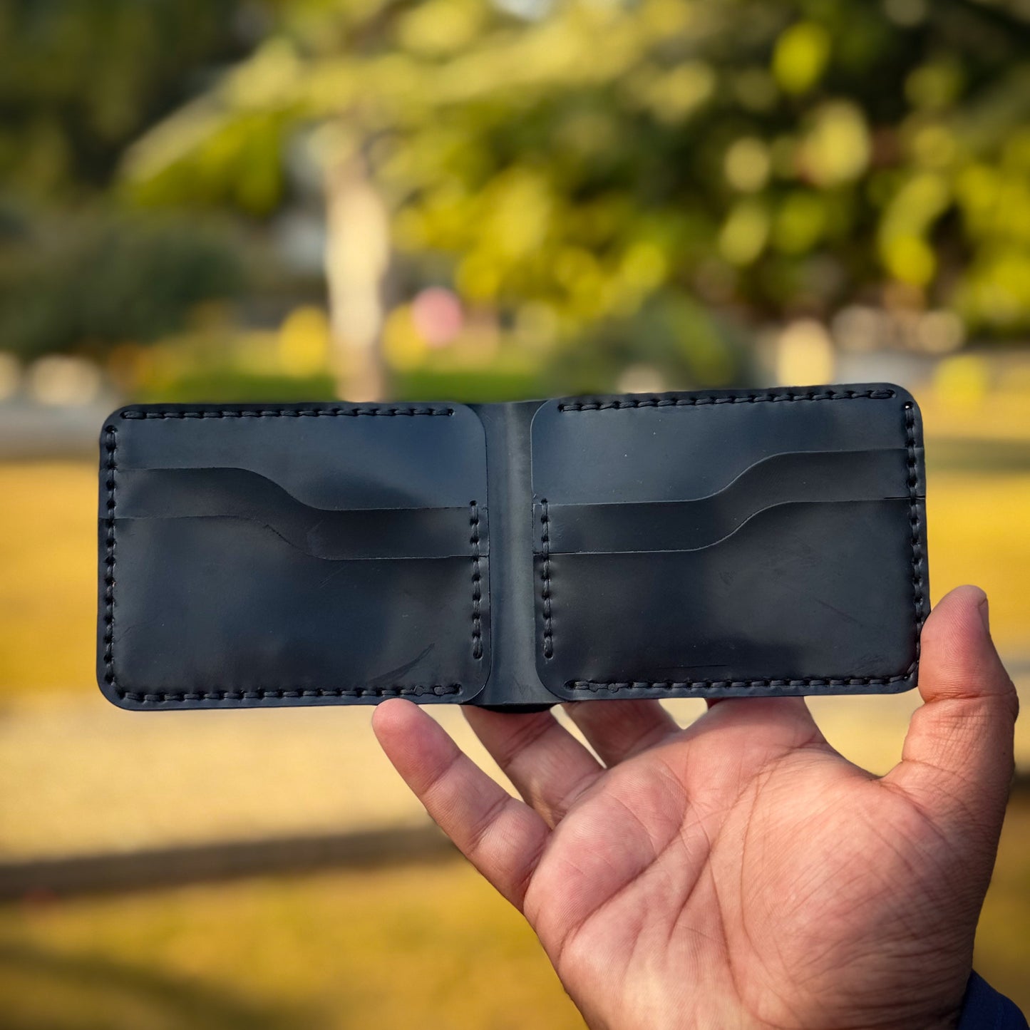 The Sanaai Bifold Wallet - Black