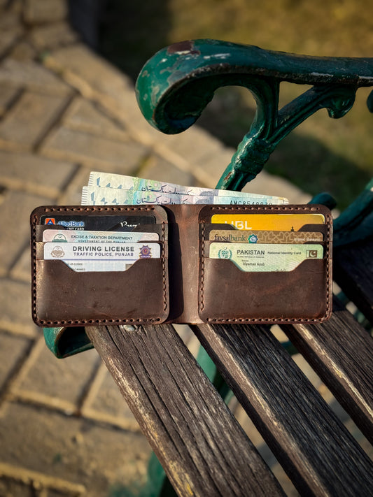 The King Bifold Wallet - Brown